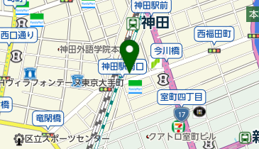 銀座マツナガ神田店の地図画像