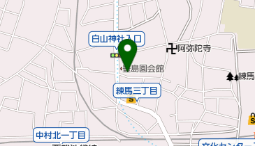 練馬さくらんぼの森保育園の地図画像