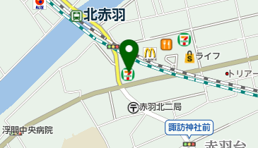 北区地域包括支援センター 赤羽北高齢者あんしんセンターの地図画像