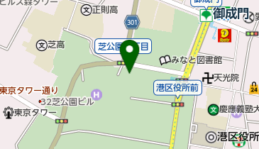 アビステホテルブティック東京プリンスホテルの地図画像