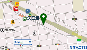 KEiROW大田区北ステーションの地図画像