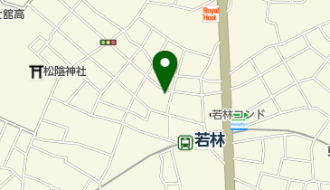 なかよしほいくえんの地図画像