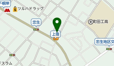 昭和食道の地図画像