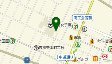 ザ・ナチュラルシューストア吉祥寺店の地図画像