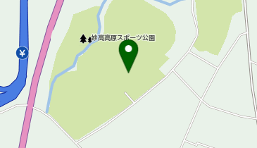 妙高市 妙高高原体育館の地図画像