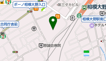 ワイズダンススタジオ相模大野校の地図画像