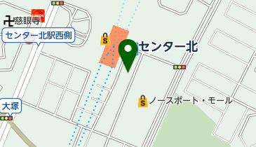 モイスティーヌ港北センター北サロンの地図画像