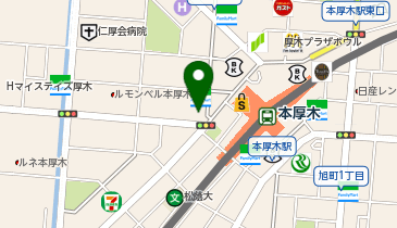 シークミュージックスクール本厚木校の地図画像