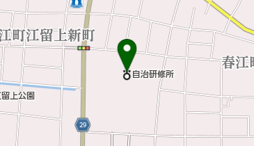 福井県自治研修所の地図画像