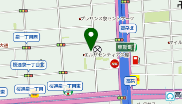 アライブイングリッシュスクール総務室の地図画像