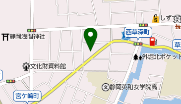 写楽館西草深店の地図画像