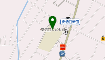 安倍口児童クラブの地図画像