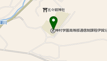神村学園高等部通信制課程伊賀分校の地図画像