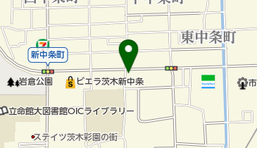 クロロフイル茨木美顔教室の地図画像