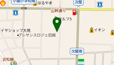 高齢者総合福祉施設あまの里の地図画像