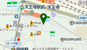 Blanc天王寺の地図画像