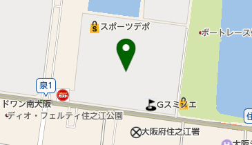 Wellモリタテニススクール住之江の地図画像