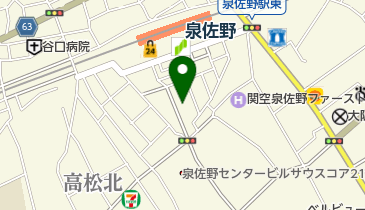 泉佐野まち処の地図画像