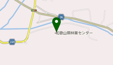 和歌山県農林大学校林業研修部の地図画像