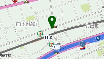 こもれび動物病院の地図画像