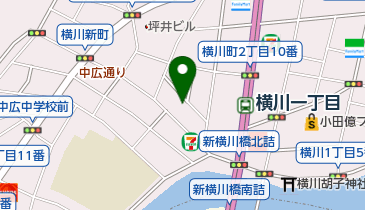 カウンセリングルーム虹の地図画像