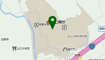 JTB総合提携店NTAトラベルユニオントラベル山口県庁内支店の地図画像