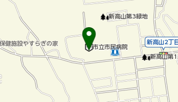 尾道市役所福祉保健部高齢者福祉課地域包括支援センターの地図画像