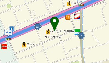 IROHA&rsquo;sカフェの地図画像