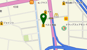 武田メガネ 東合川店の地図画像