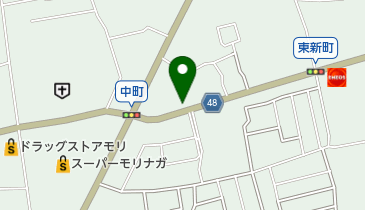 なかまち整骨院の地図画像