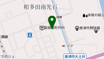 唐津模型店の地図画像