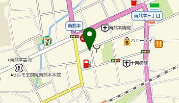 クリーニング・テンナインの地図画像