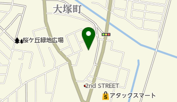 阿含宗宮崎道場の地図画像