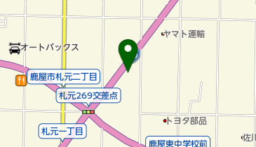 タイヤセブン鹿屋営業所の地図画像