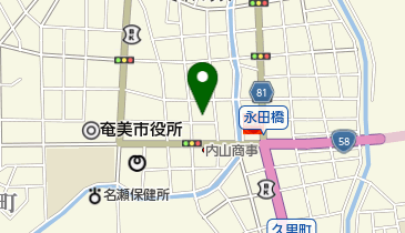 奄美大島観光案内所の地図画像