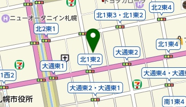 スープカリーひげ男爵の地図画像