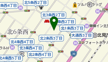ほくよう保険サービス株式会社北見支店の地図画像
