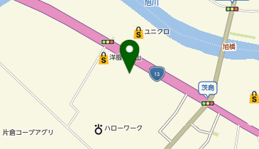 秋田市 中央市民サービスセンター 茨島地区コミュニティセンターの地図画像