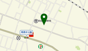 秋田市 北部市民サービスセンター 将軍野地区コミュニティセンターの地図画像