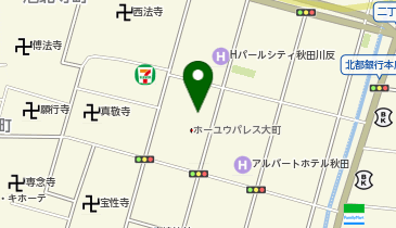 秋田市 中央市民サービスセンター 旭北地区コミュニティセンターの地図画像
