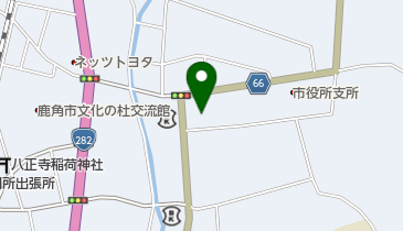 鹿角市役所 産業部 まちなかオフィスの地図画像