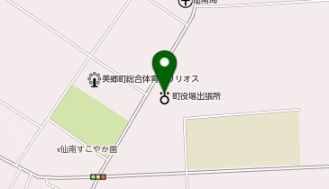 美郷町 美郷町公民館・美郷町南ふれあい館の地図画像