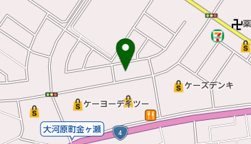 丼丸大河原店の地図画像