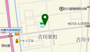 クライミングジムB&rsquo;nuts大崎古川店の地図画像