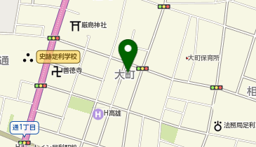 太鼓橋本館の地図画像