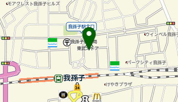 健康麻雀STINGの地図画像