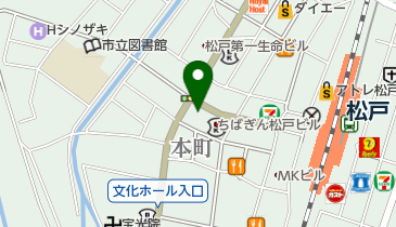 松戸市観光協会(一般社団法人)の地図画像