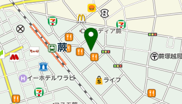 テルルわらび店の地図画像