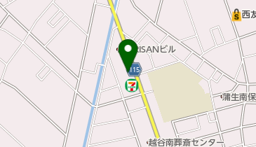 のんびーはうす越谷店の地図画像