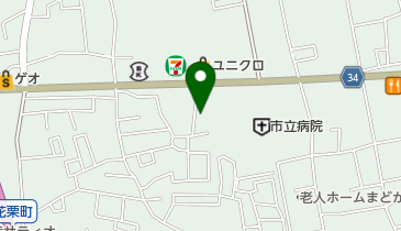 ドリームボックス花栗店の地図画像